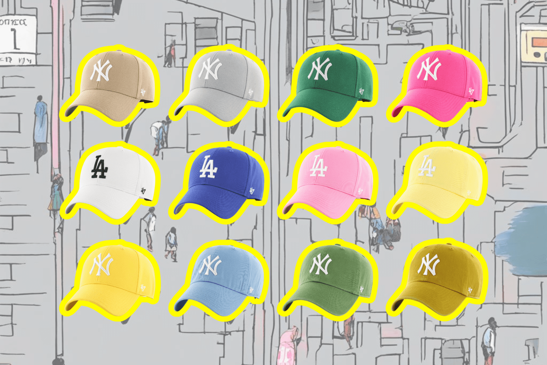 כובעי מצחייה של 47 Brand