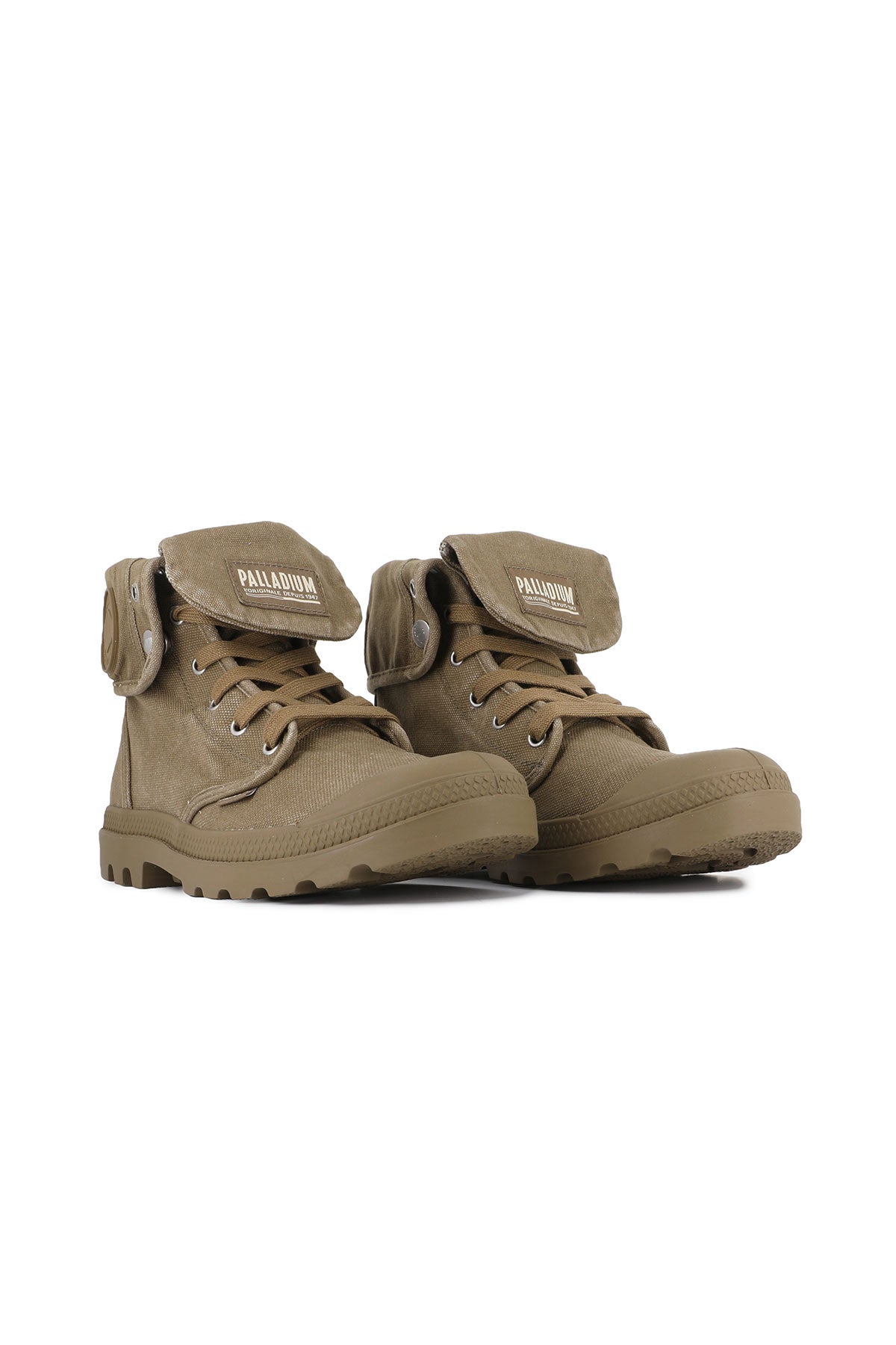 Palladium מגפוני Baggy בצבע חום לגברים