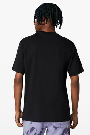 קונברס אולסטאר חולצת טישירט קצרה Chevron בצבע שחור לנשים וגברים-Converse All Star-S-נאקו