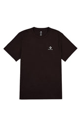 קונברס אולסטאר חולצת טישירט קצרה Chevron בצבע חום כהה לנשים וגברים-Converse All Star-XS-נאקו