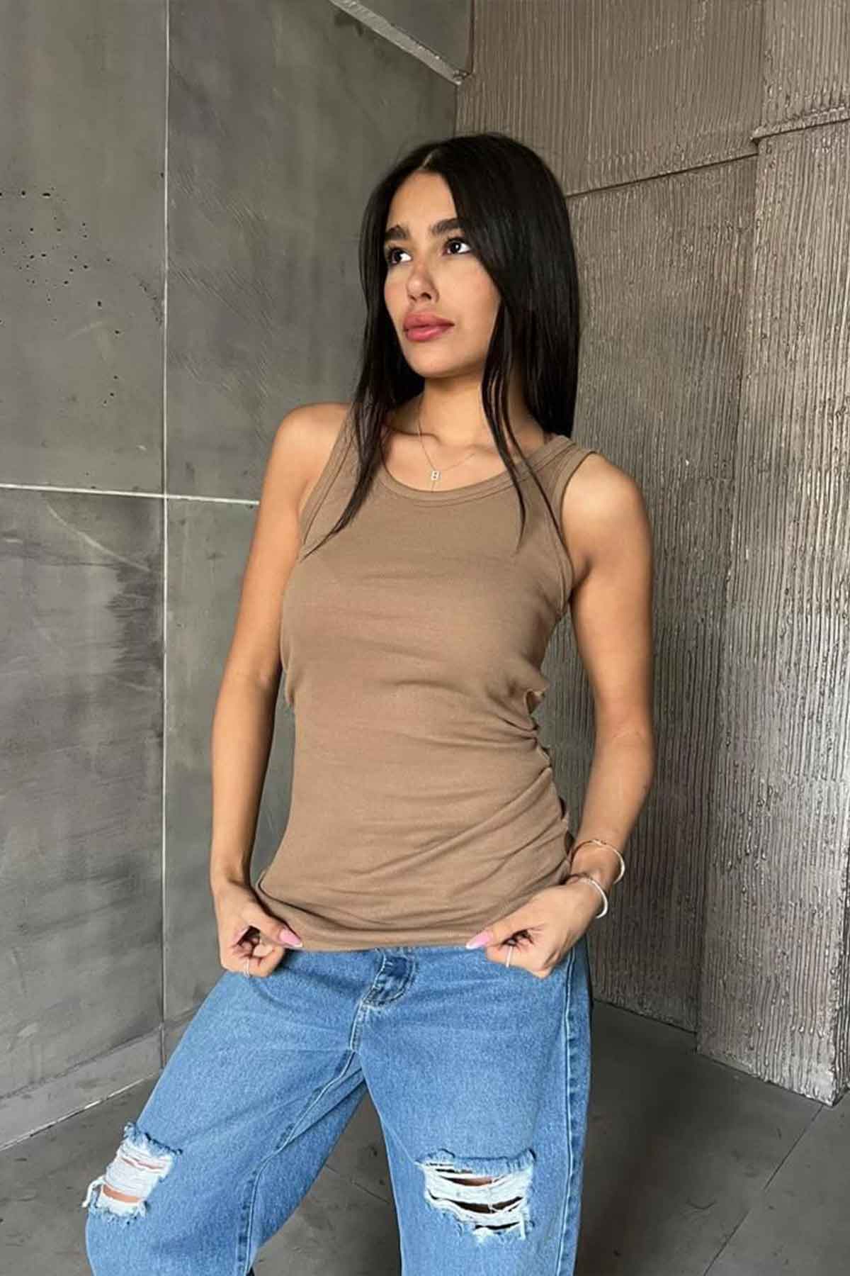 גופיית סבא בד ריב Luna לנשים