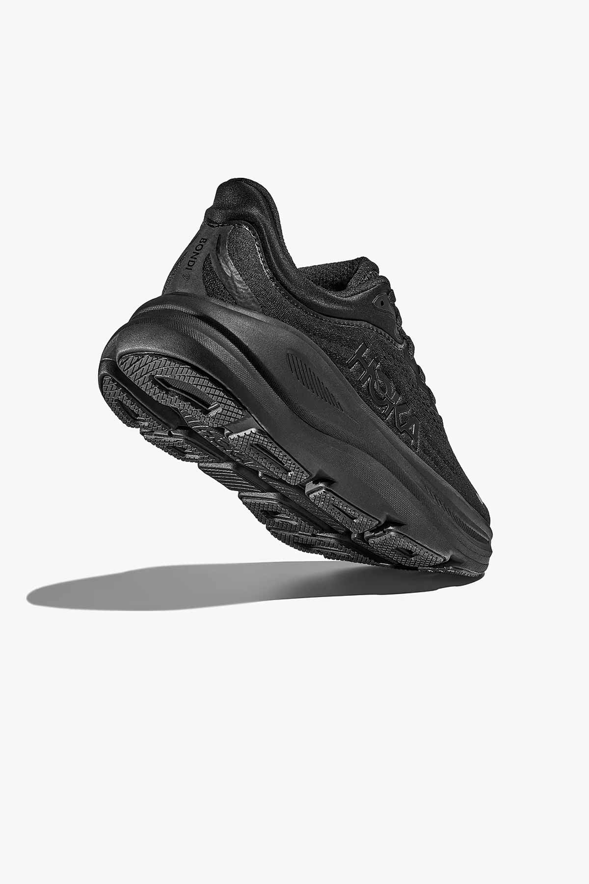 Hoka נעלי ספורט Bondi 9  Wide בצבע שחור-שחור לגברים