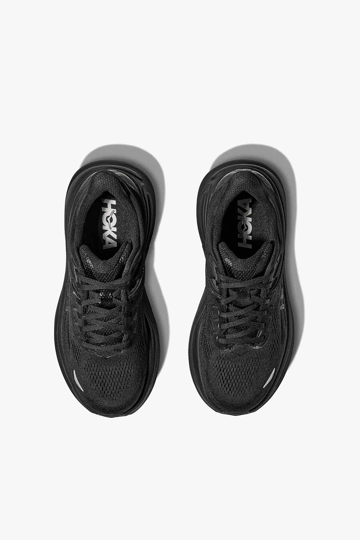 Hoka נעלי ספורט Bondi 9  Wide בצבע שחור-שחור לגברים