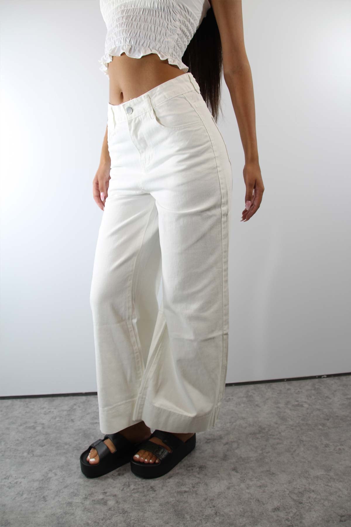 ג׳ינס גבוה מתרחב פייג׳ לנשים