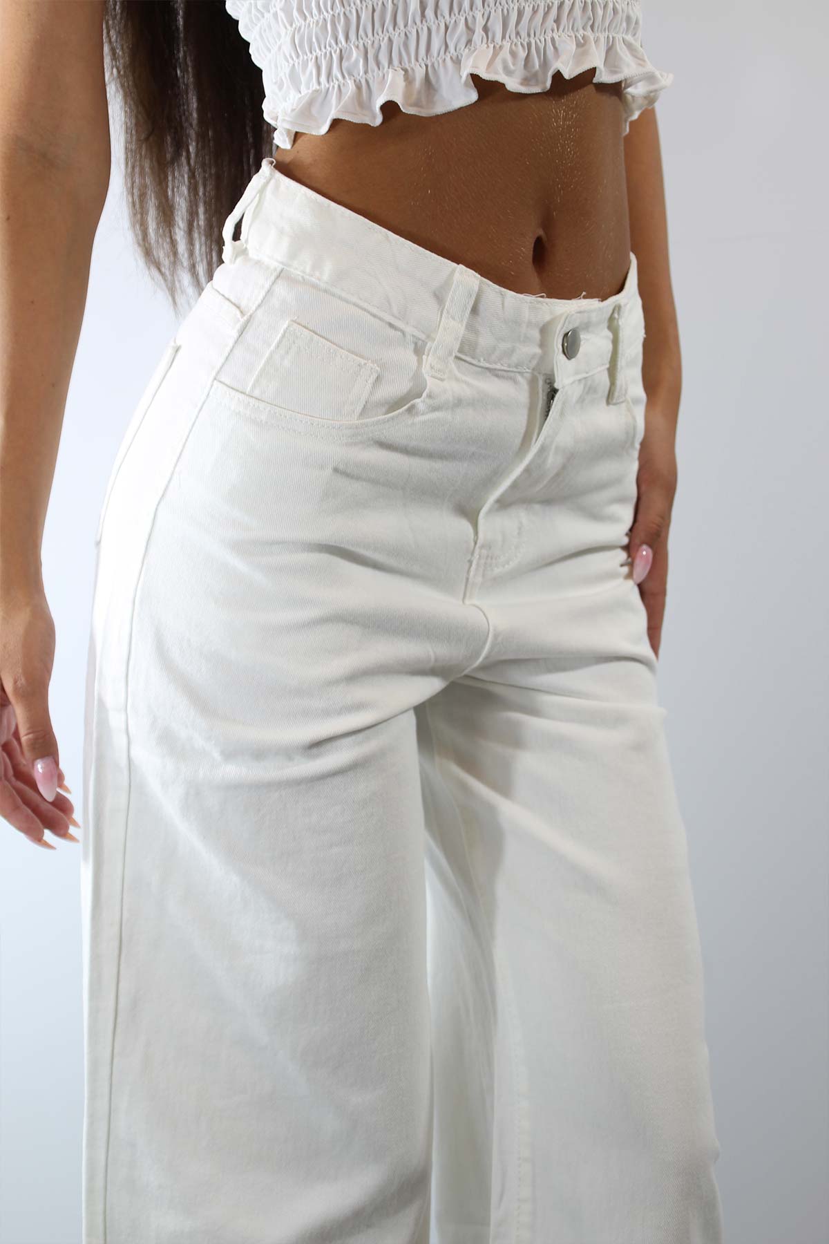 ג׳ינס גבוה מתרחב פייג׳ לנשים