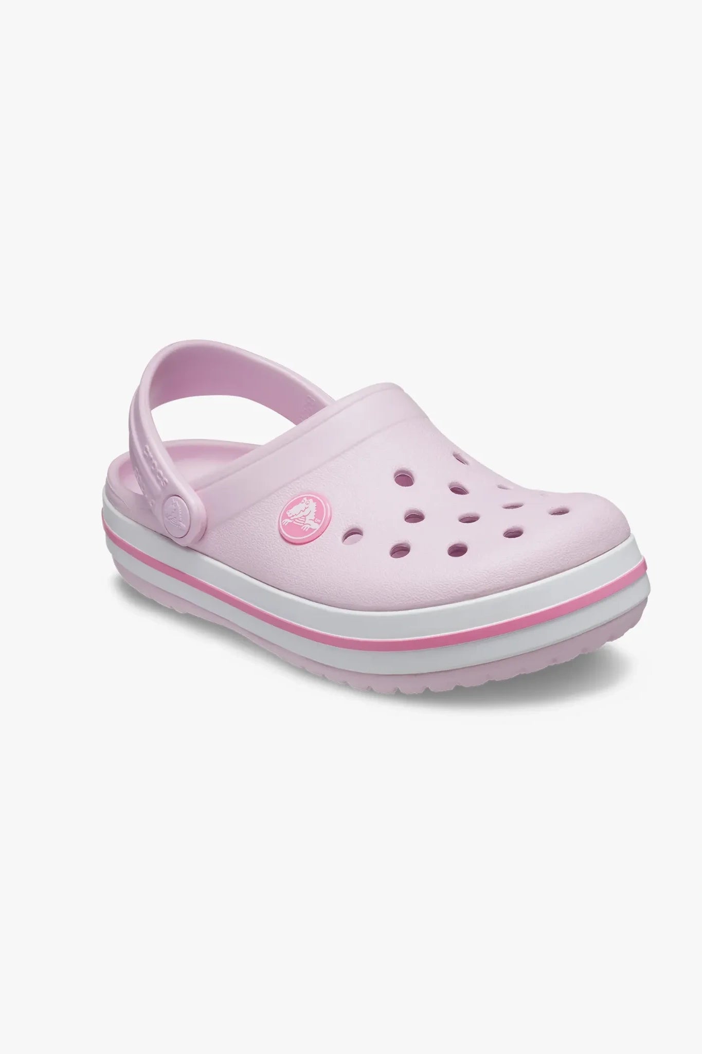 כפכפי קרוקס Crocband Clog K לילדים בצבע בלרינה/ורוד