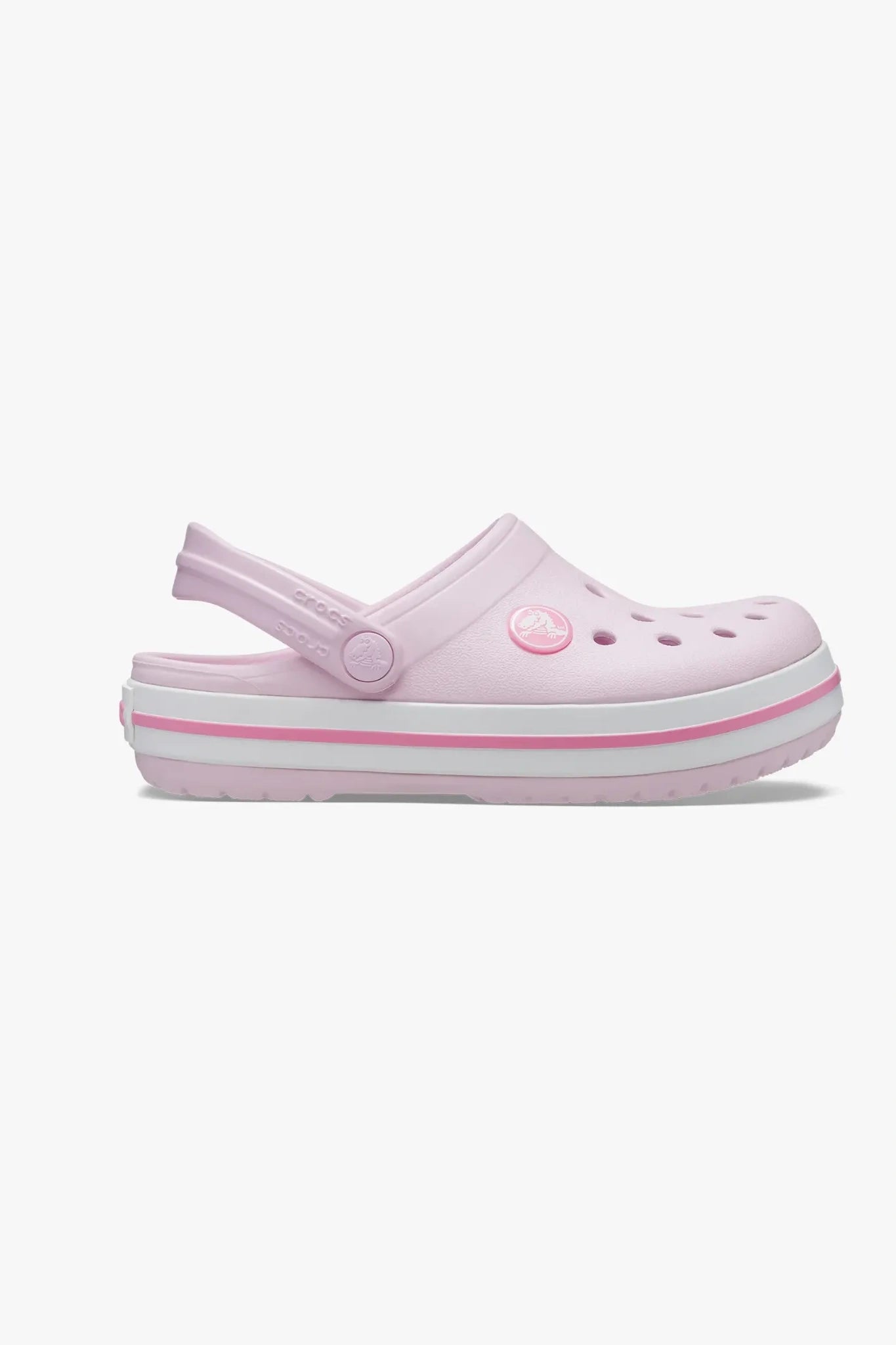 כפכפי קרוקס Crocband Clog K לילדים בצבע בלרינה/ורוד