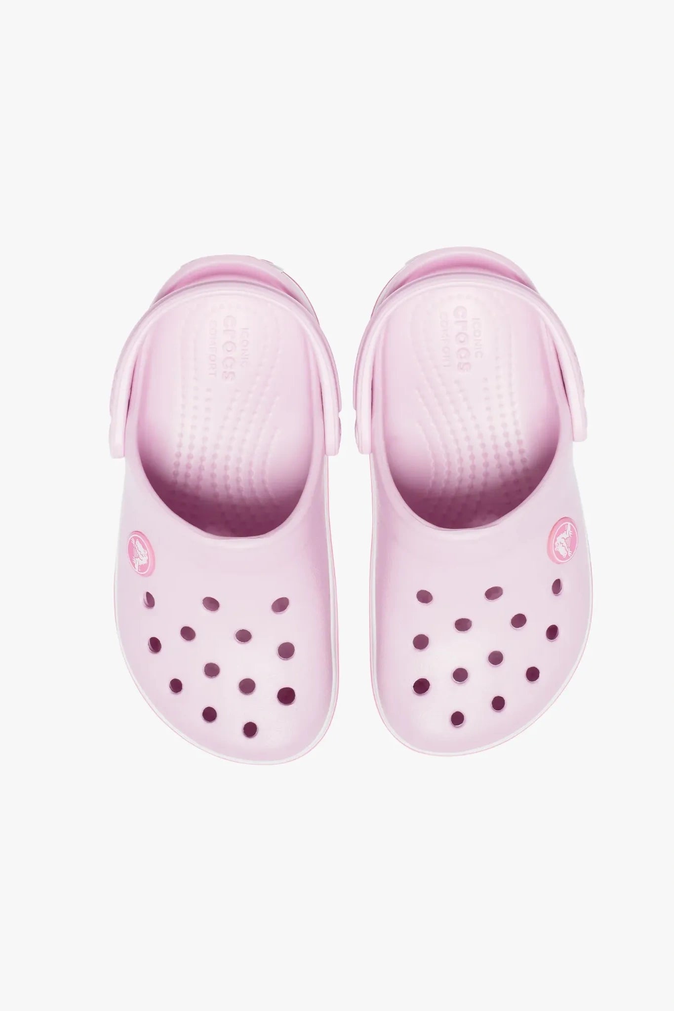 כפכפי קרוקס Crocband Clog K לילדים בצבע בלרינה/ורוד