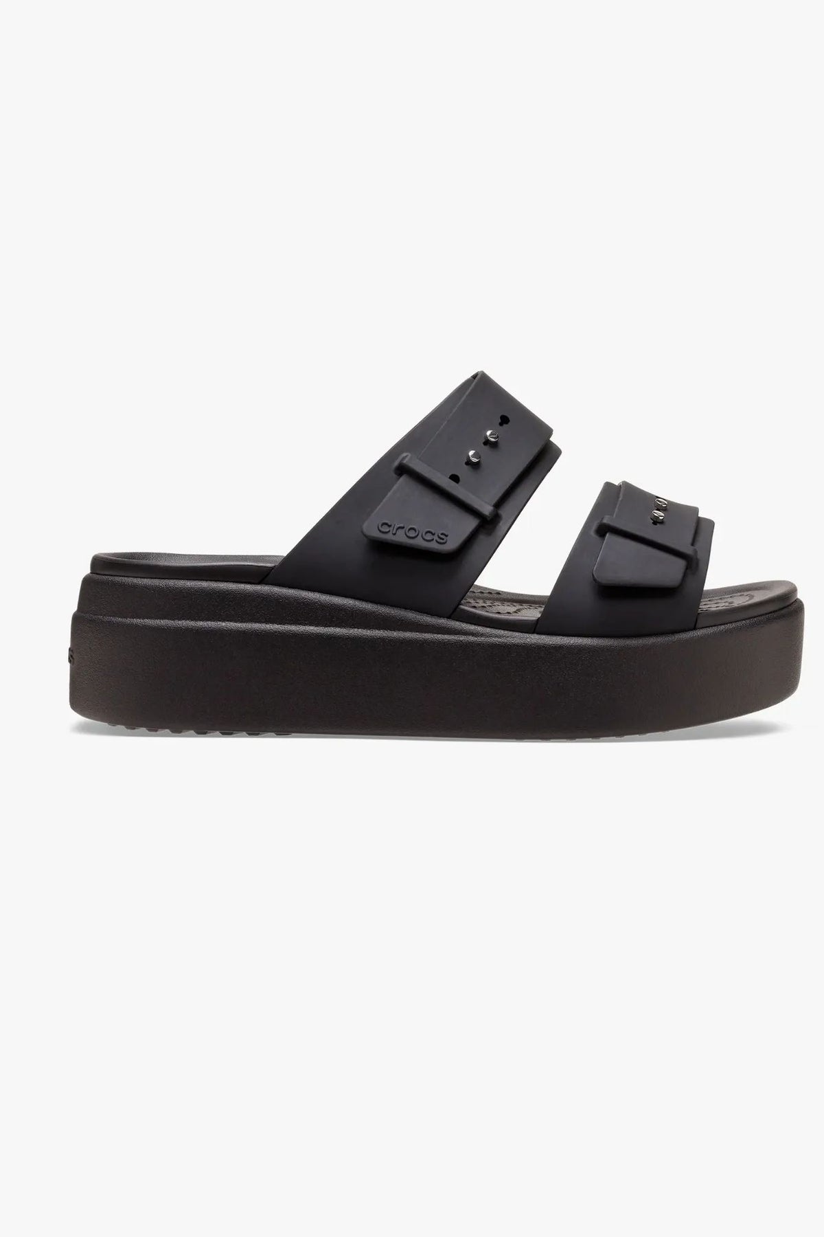 כפכפי פלטפורמה קרוקס Brooklyn Sandal LowWdg W לנשים בצבע שחור