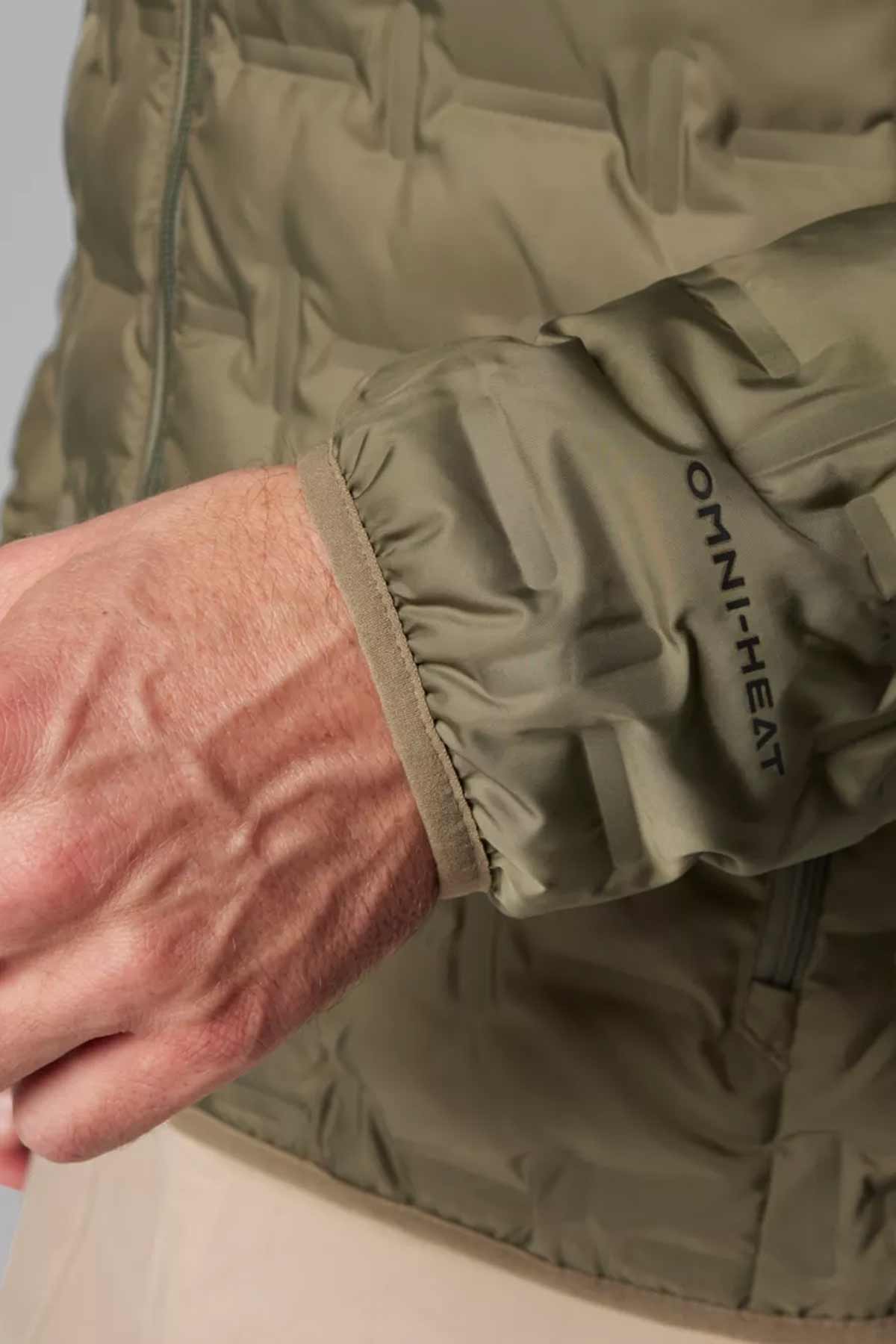 מעיל Columbia Delta Ridge II עם כובע לגברים