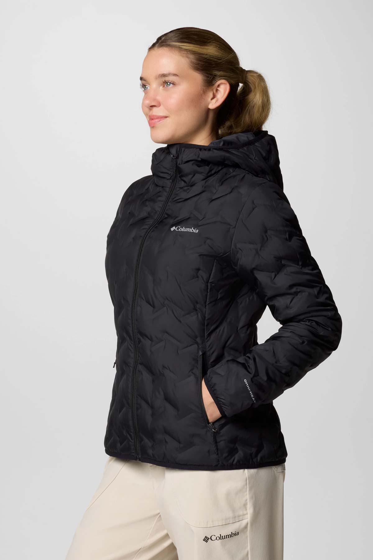 Columbia מעיל קולומביה Delta Ridge II Down Hooded Jacket לנשים