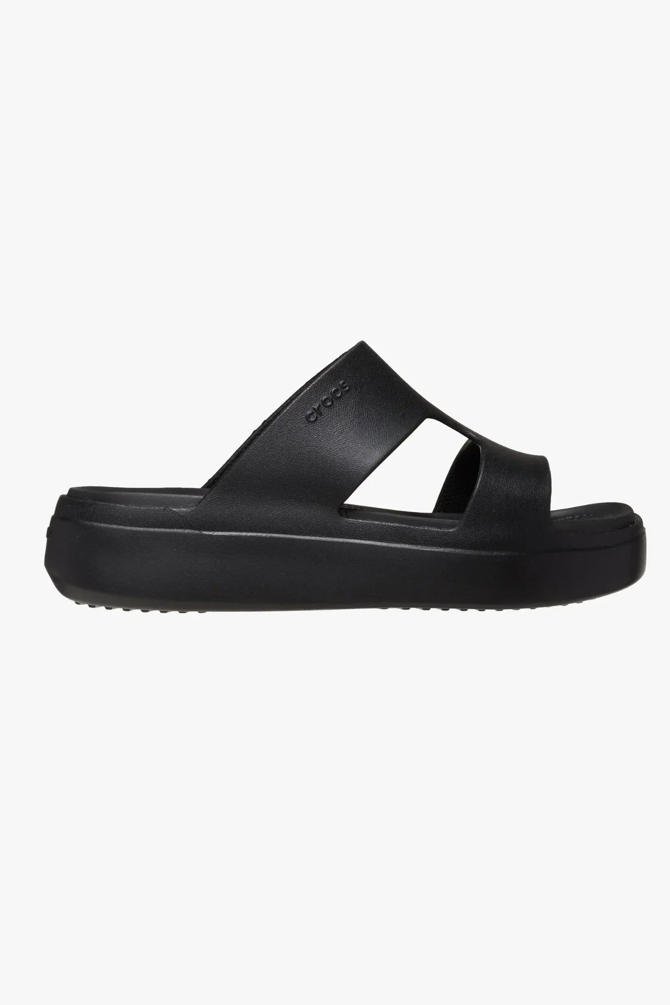 נעלי פלטפורמה קרוקס Getaway Platform H-Strap לנשים בצבע שחור