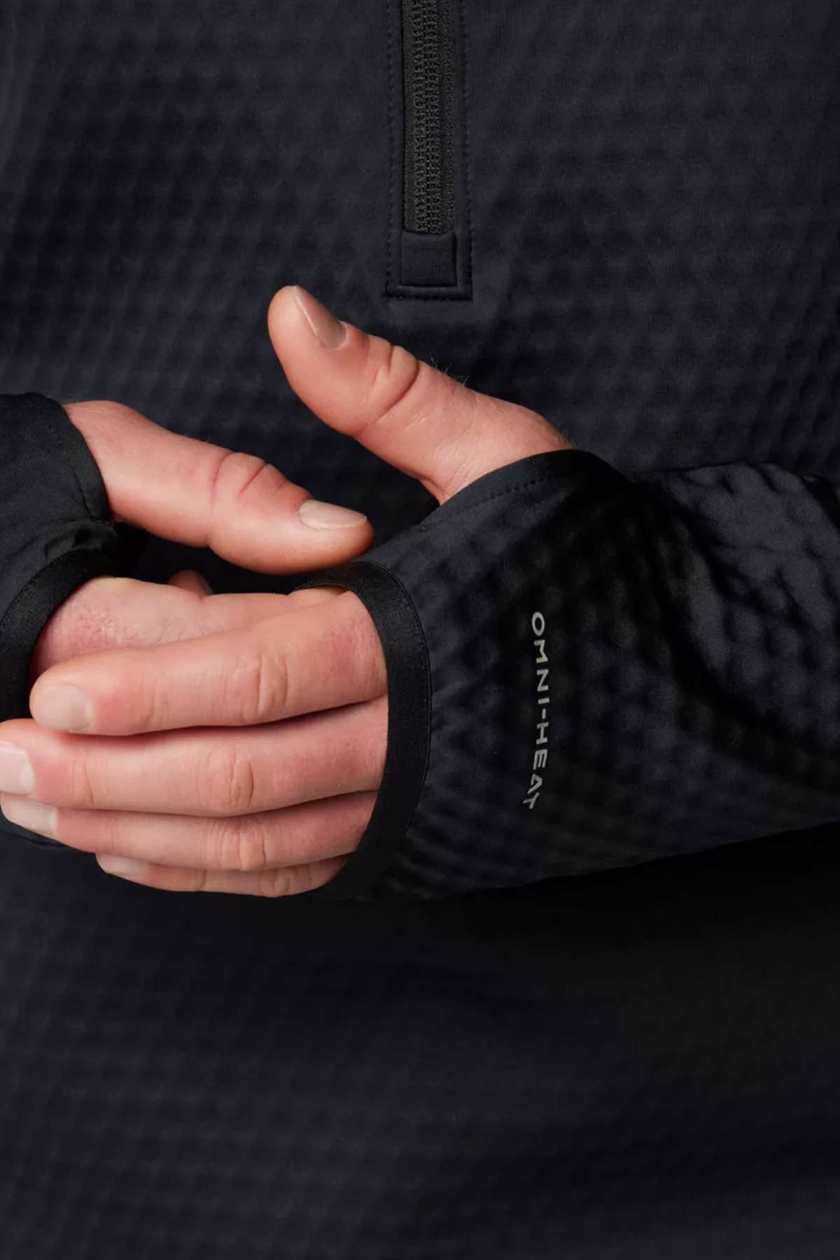 ג׳קט Columbia Crystal Leaf Omni Heat Helix Half Zip לגברים