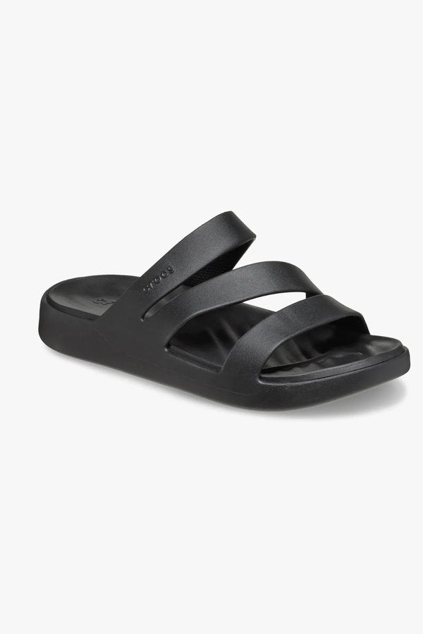 כפכפי קרוקס Getaway Strappy לנשים בצבע שחור