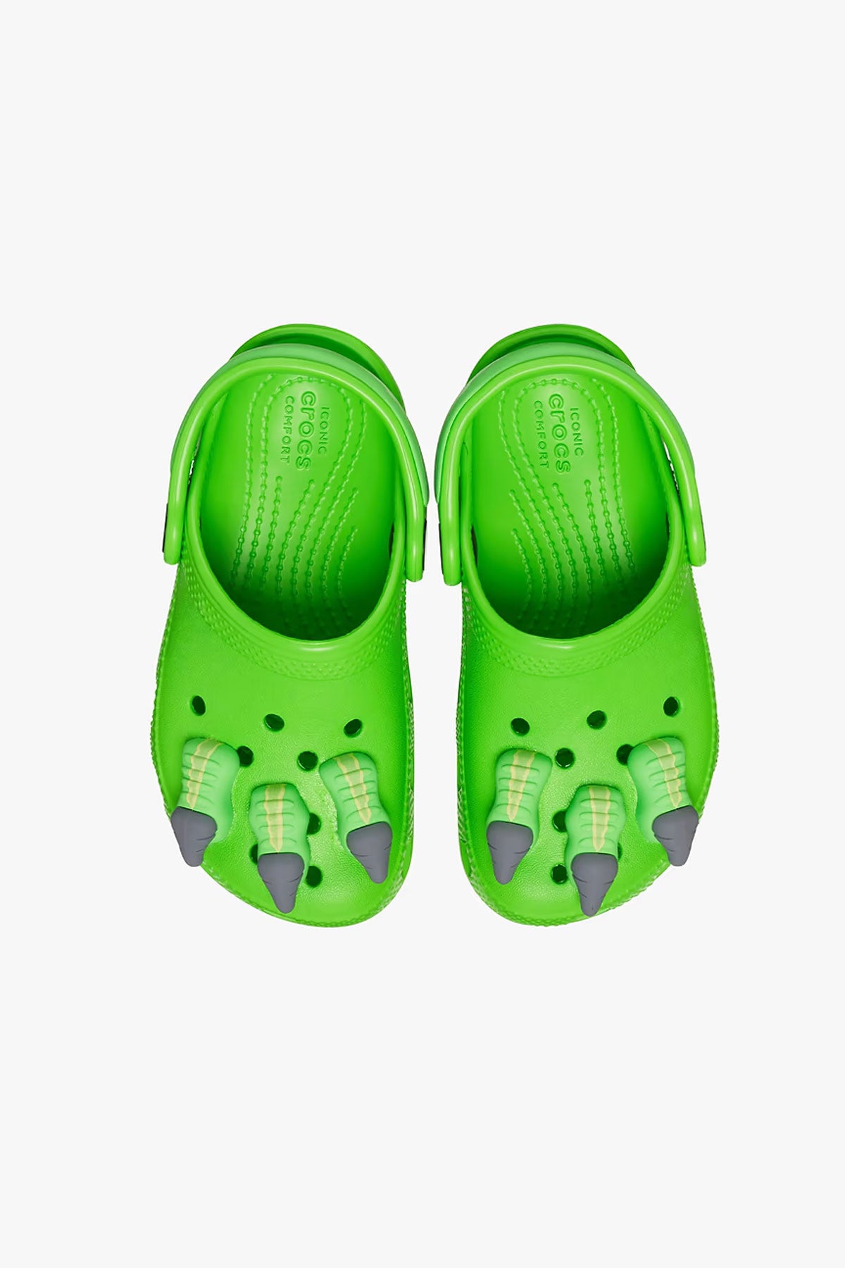 Crocs Classic I AM Dinosaur Clog T - כפכפי קרוקס לילדים דינוזאור בצבע ירוק-Crocs-19-20-נאקו
