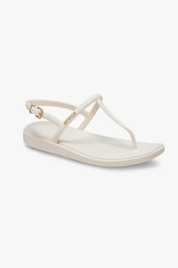 סנדלי אצבע קרוקס Miami Thong Sandal לנשים בצבע לבן