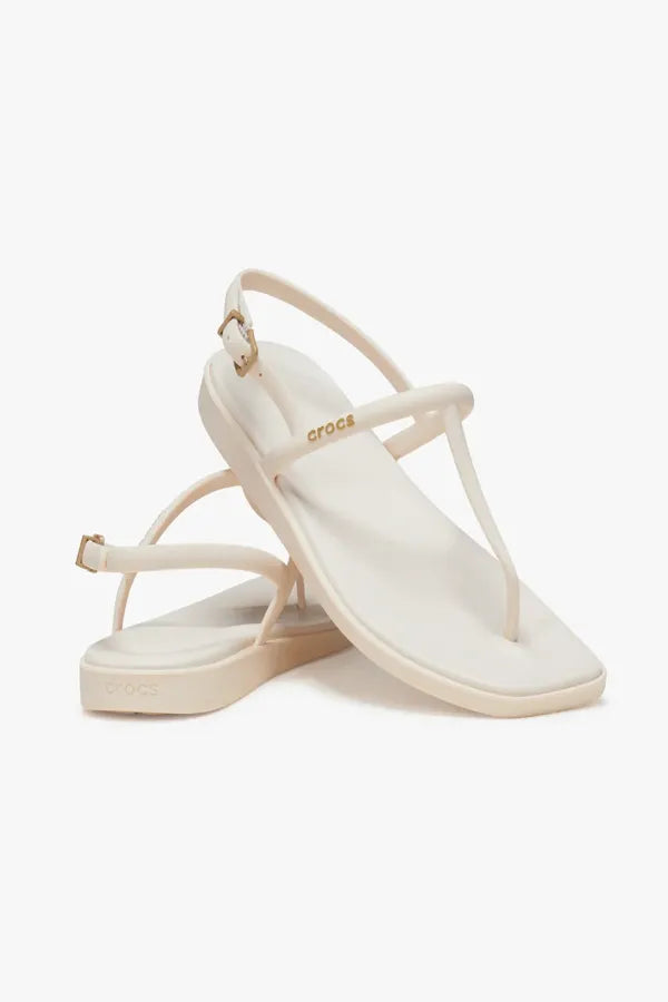 סנדלי אצבע קרוקס Miami Thong Sandal לנשים בצבע לבן