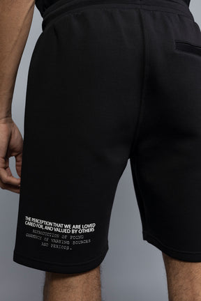 Wjeans מכנסי שורט Hesitate בצבע שחור לגברים-W Jeans-XS-נאקו