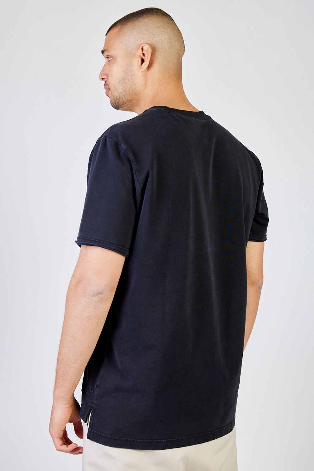 ריפליי חולצת טי שירט כותנה Ilay בצבע שחור לגברים-Replay-XS-נאקו