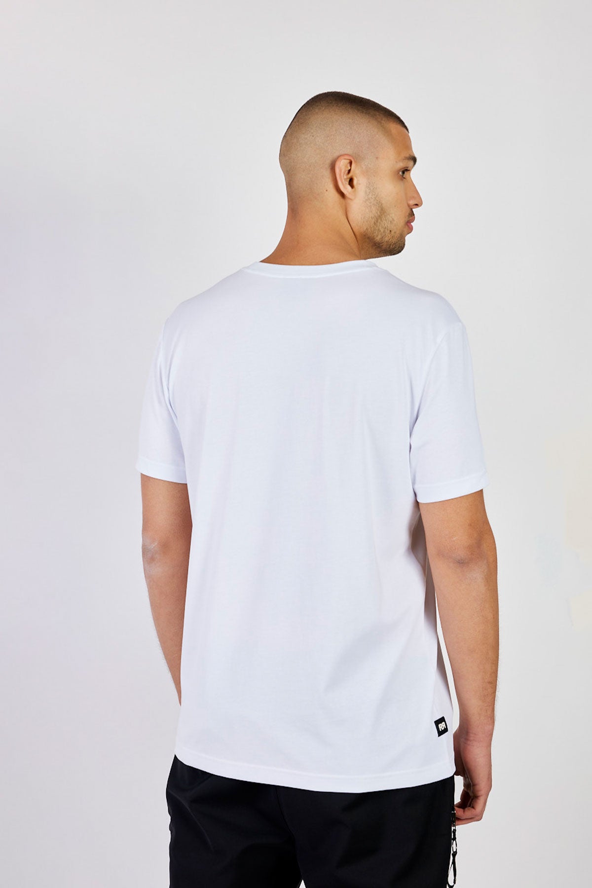 ריפליי חולצת טי שירט כותנה Danny בצבע לבן לגברים-Replay-XS-נאקו