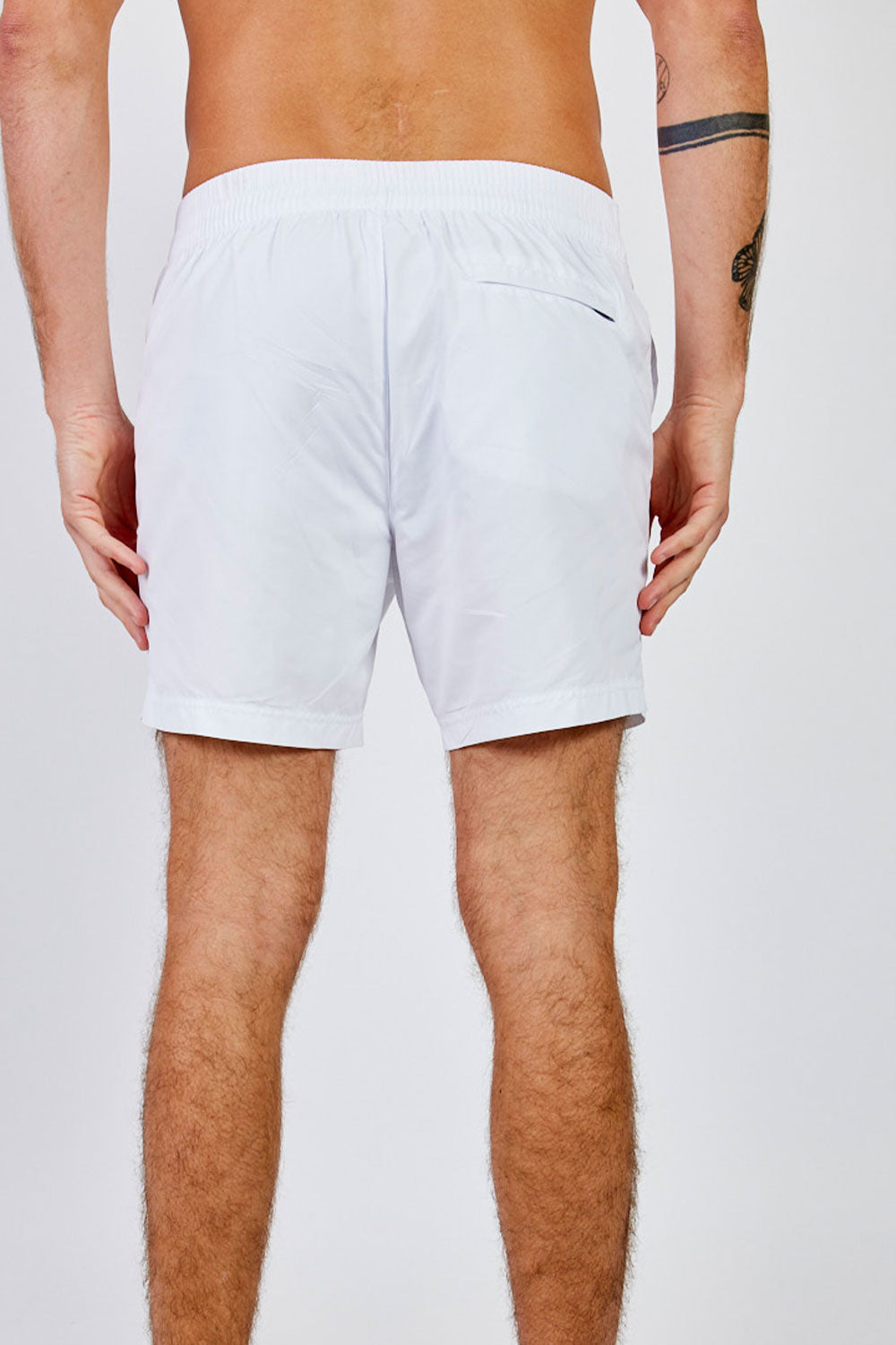 Replay מכנס בגד ים בצבע לבן לגברים-Replay-S-נאקו