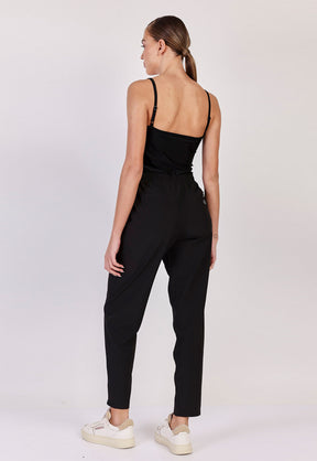 ריפליי אוברול מכנס מחוייט בצבע שחור לנשים-Replay-XS-נאקו