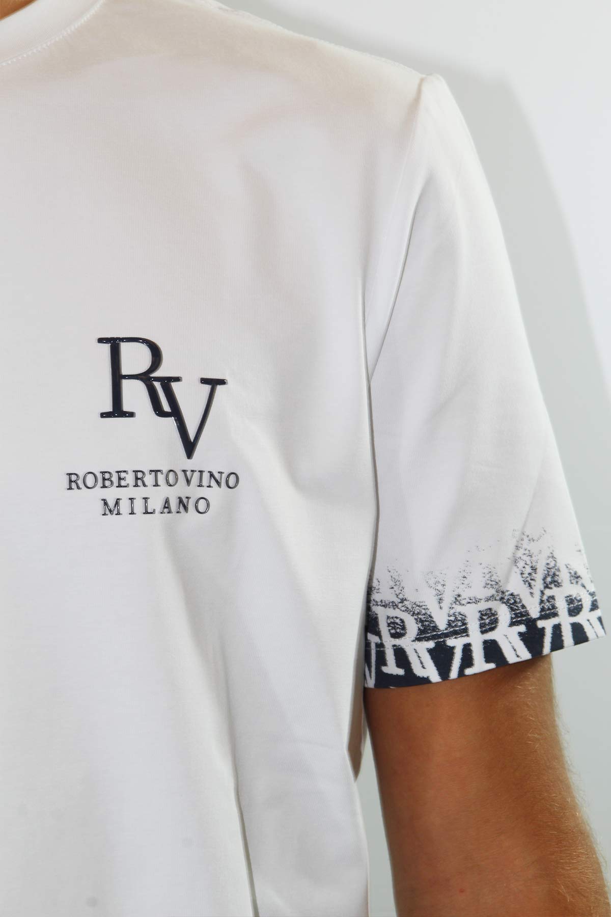 Roberto Vino חולצת טי קצרה Timing לגברים