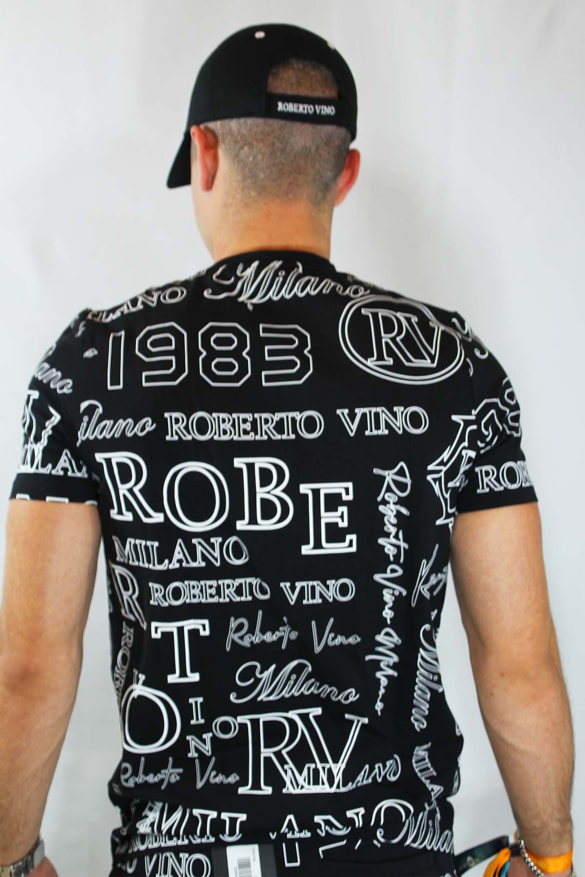 Roberto Vino חולצת טי קצרה Emeric לגברים