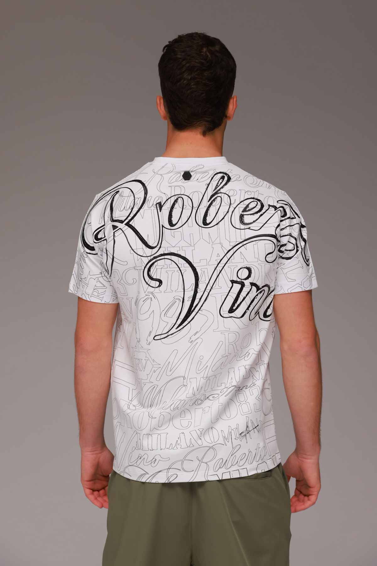 Roberto Vino חולצת טי קצרה Vincenzo לגברים