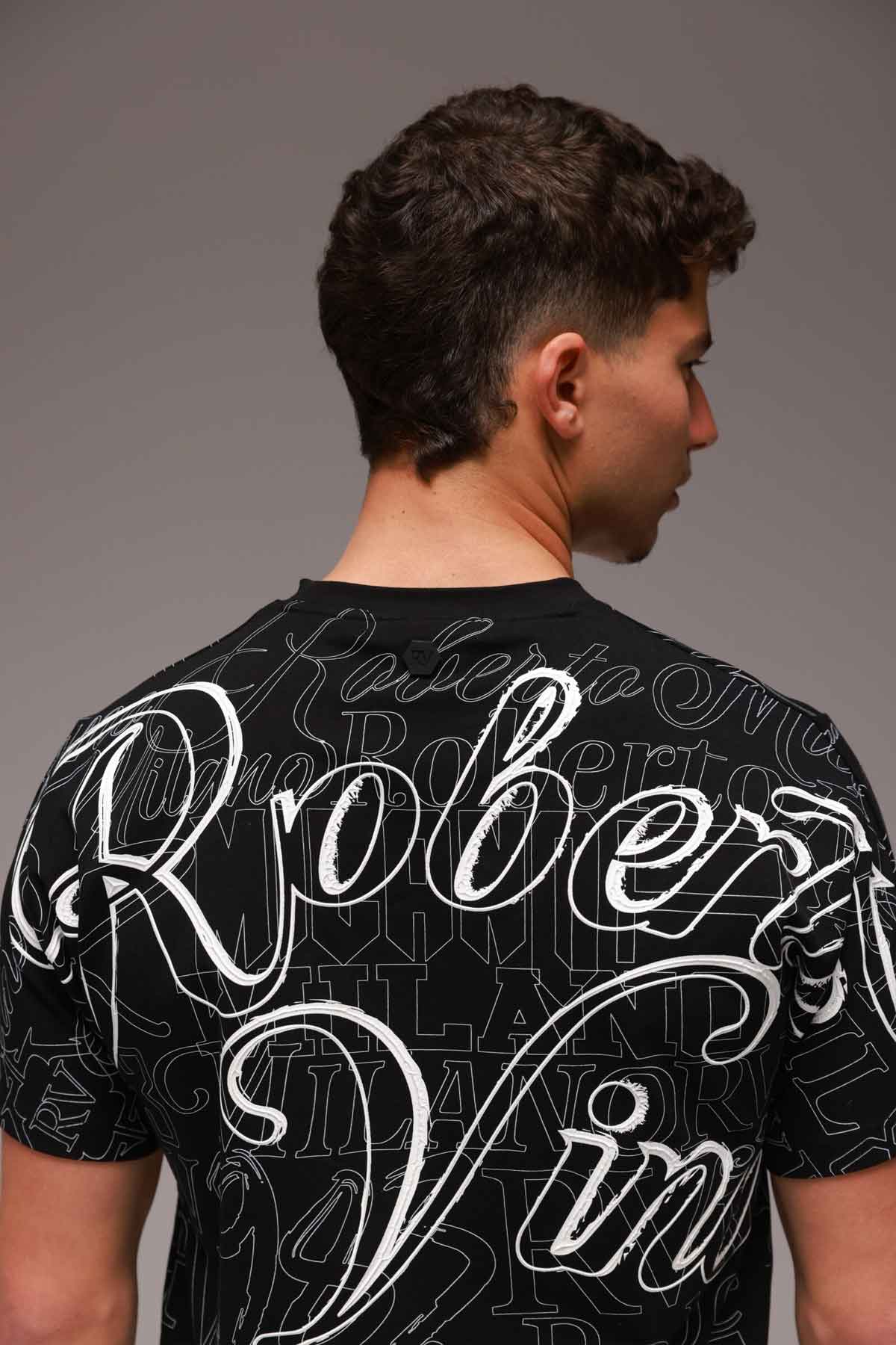 Roberto Vino חולצת טי קצרה Vincenzo לגברים