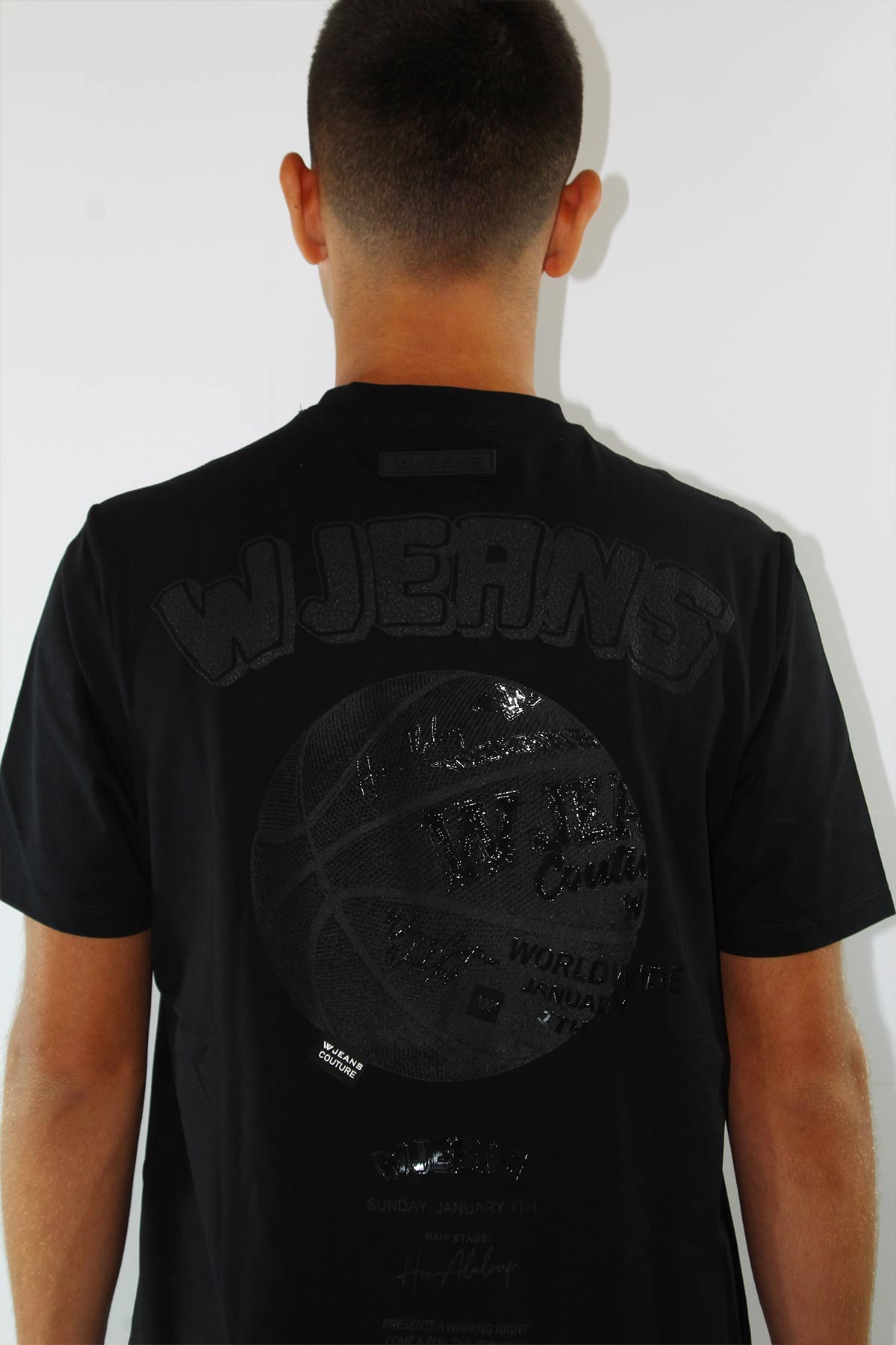 W Jeans חולצת טישירט קצרה Globe לגברים