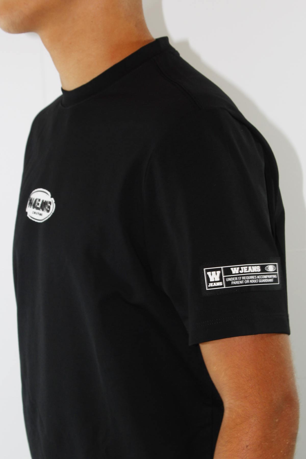 W Jeans חולצת טישירט קצרה Champs לגברים