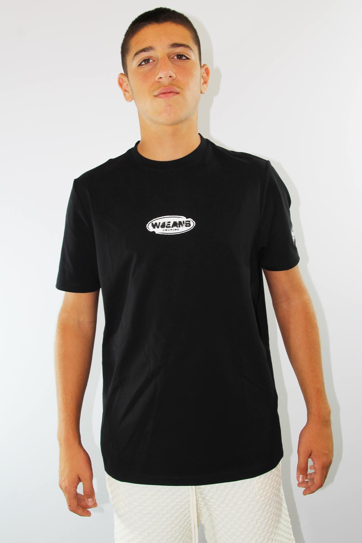 W Jeans חולצת טישירט קצרה Champs לגברים