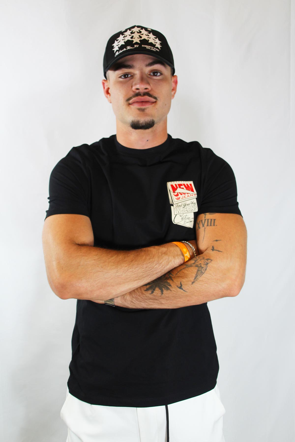 W Jeans חולצת טישירט קצרה Valerian לגברים