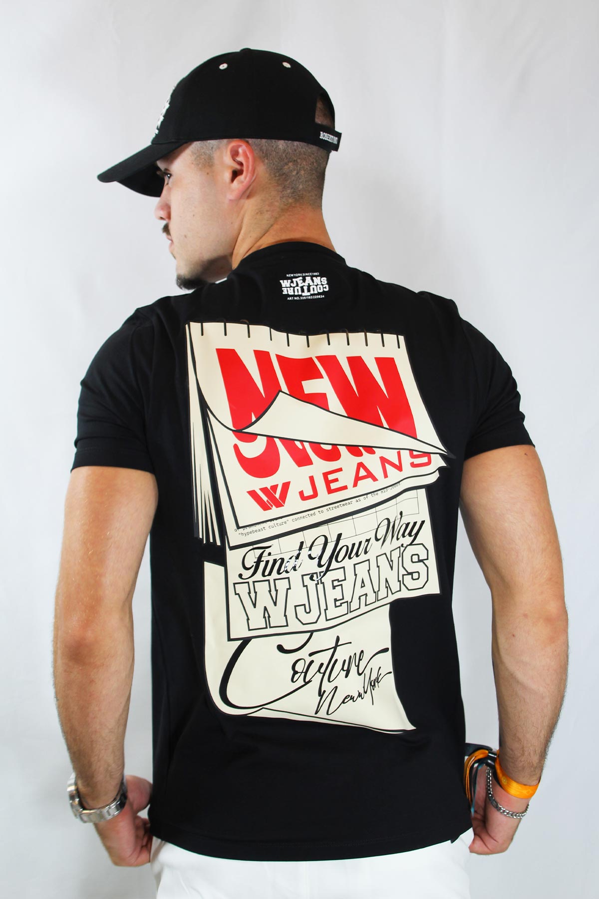 W Jeans חולצת טישירט קצרה Valerian לגברים