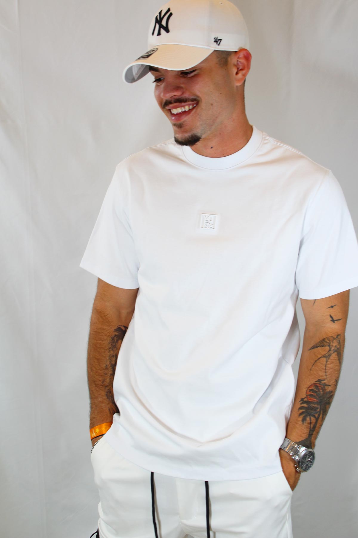 W Jeans חולצת טישירט קצרה Damiano לגברים