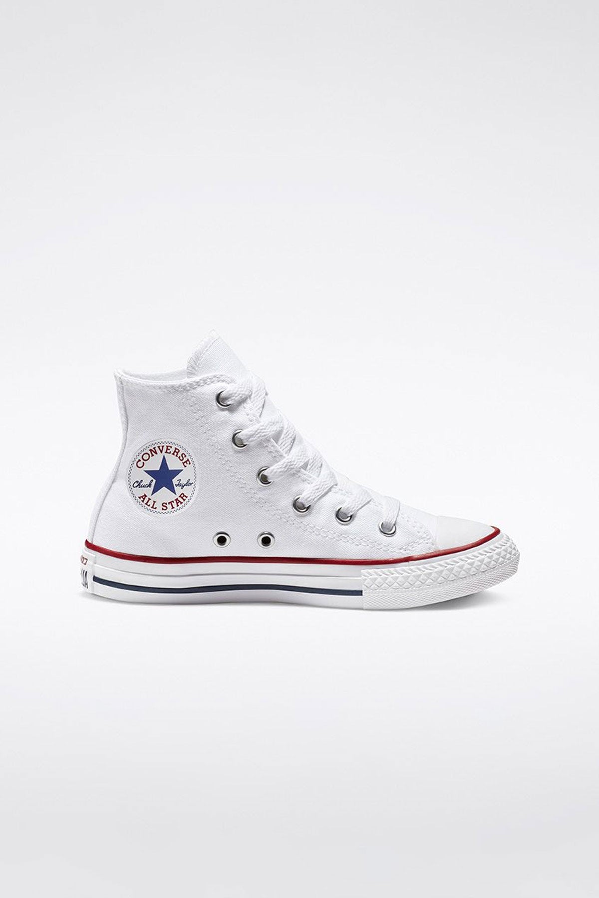 Converse All star נעלי סניקרס אולסטאר גבוהות בצבע לבן לילדים