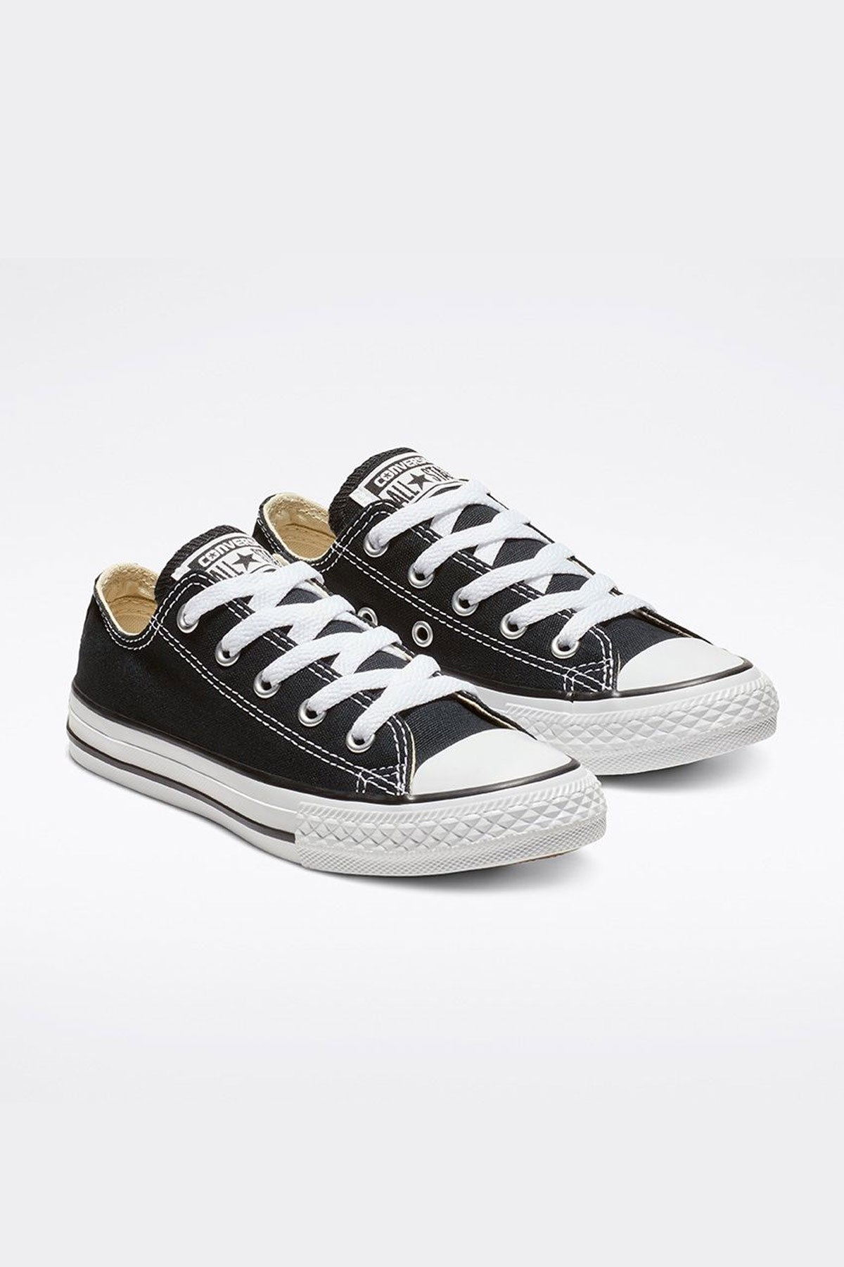 Converse All Star נעלי סניקרס אולסטאר נמוכות בצבע שחור לילדים