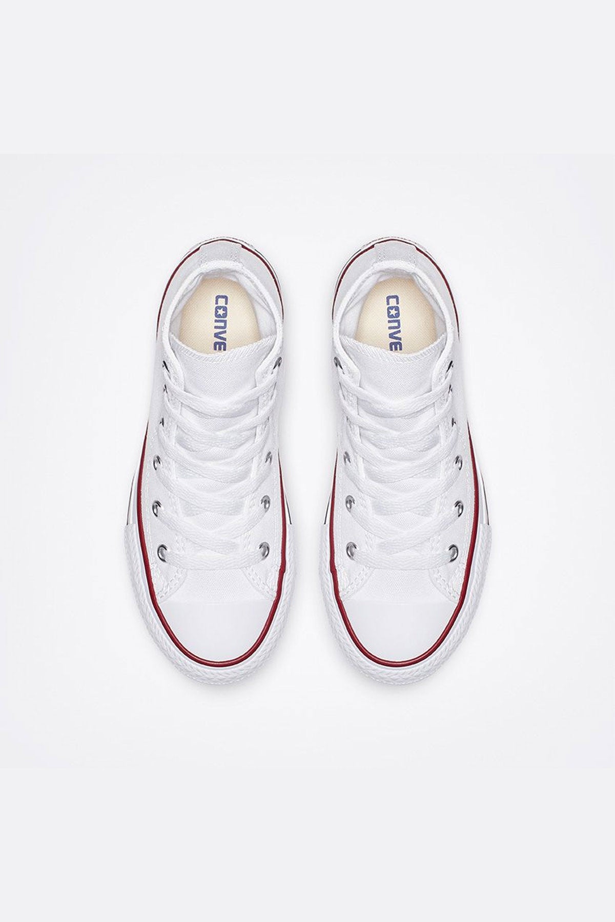 Converse All star נעלי סניקרס אולסטאר גבוהות בצבע לבן לילדים