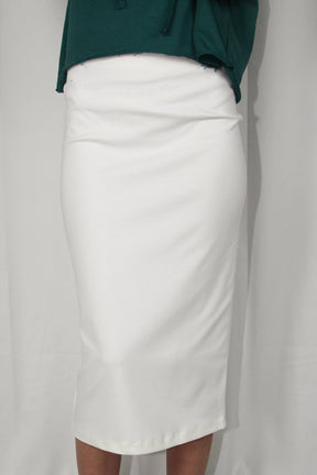 חצאית מידי ג'רסי בצבע לבן לנשים-Daniel-1-נאקו