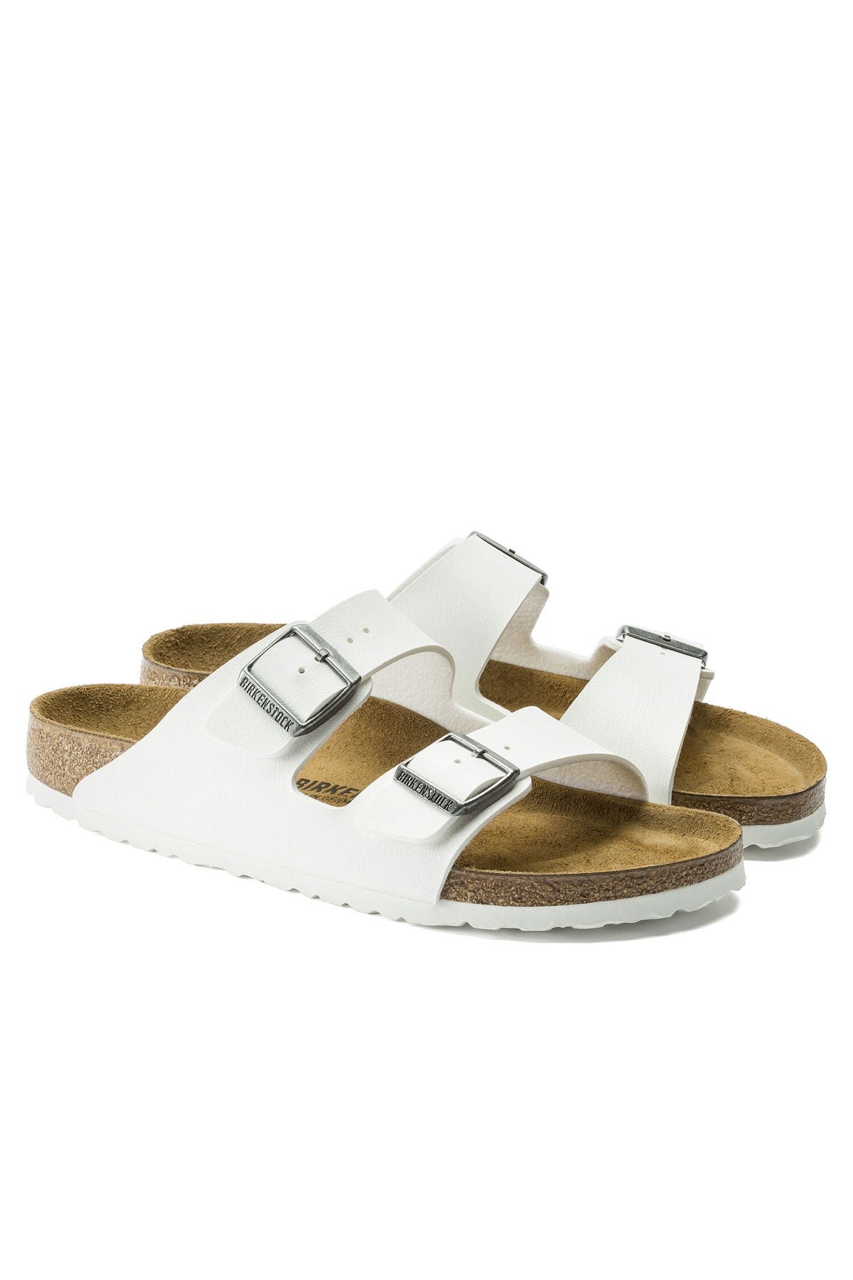 בירקנשטוק כפכפי Arizona Birko-Flor בצבע לבן יוניסקס-Birkenstock-36-נאקו
