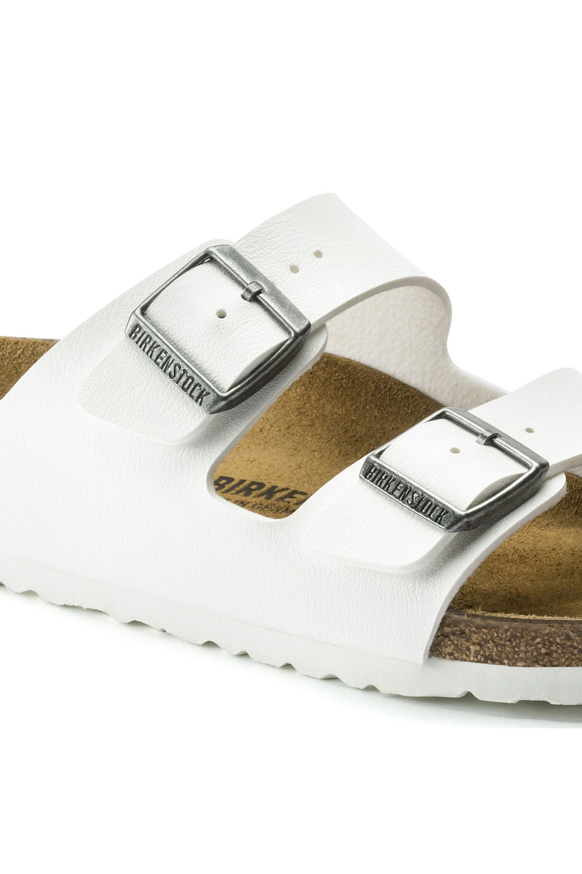 בירקנשטוק כפכפי Arizona Birko-Flor בצבע לבן יוניסקס-Birkenstock-36-נאקו