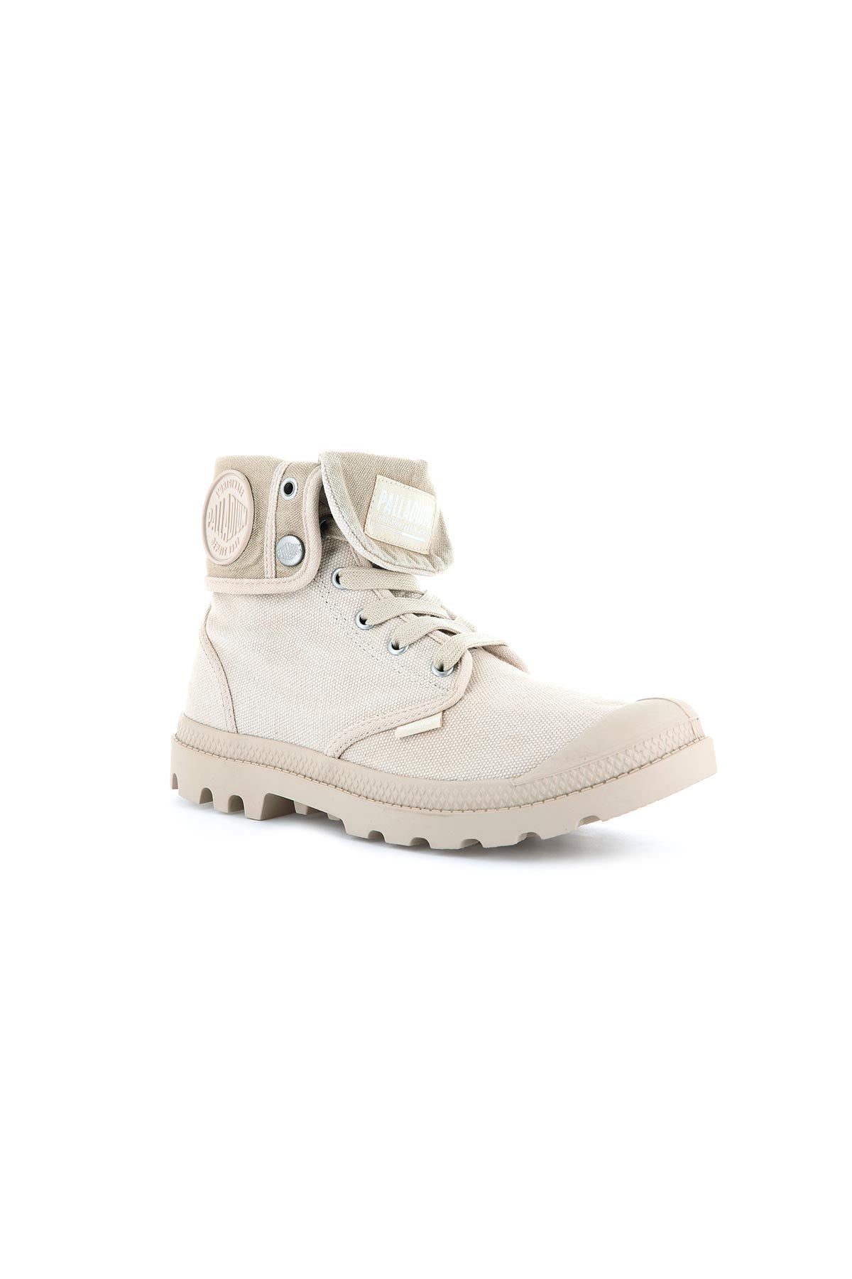 Palladium מגפוני פלדיום Baggy בצבע בז' לנערים ונשים