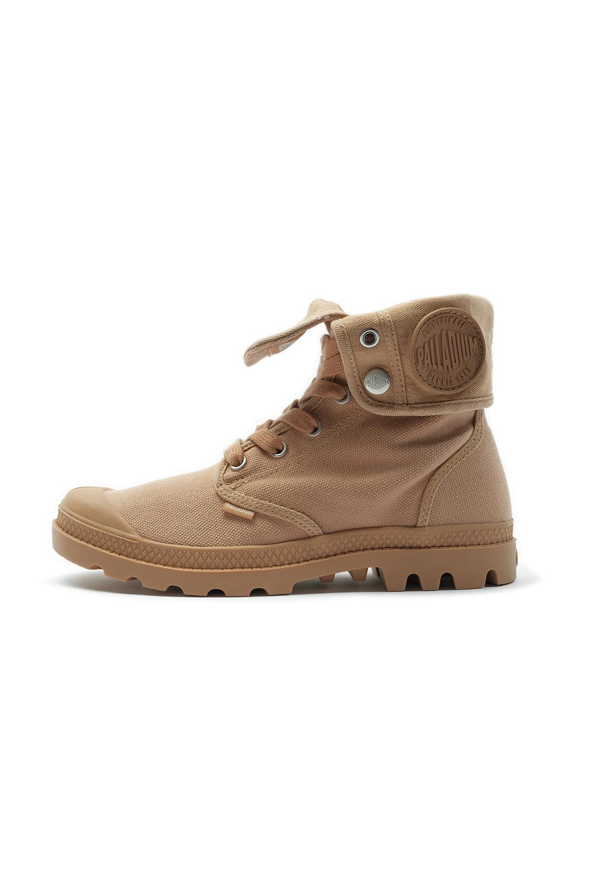 Palladium מגפוני פלדיום Baggy בצבע חום לנערים ונשים