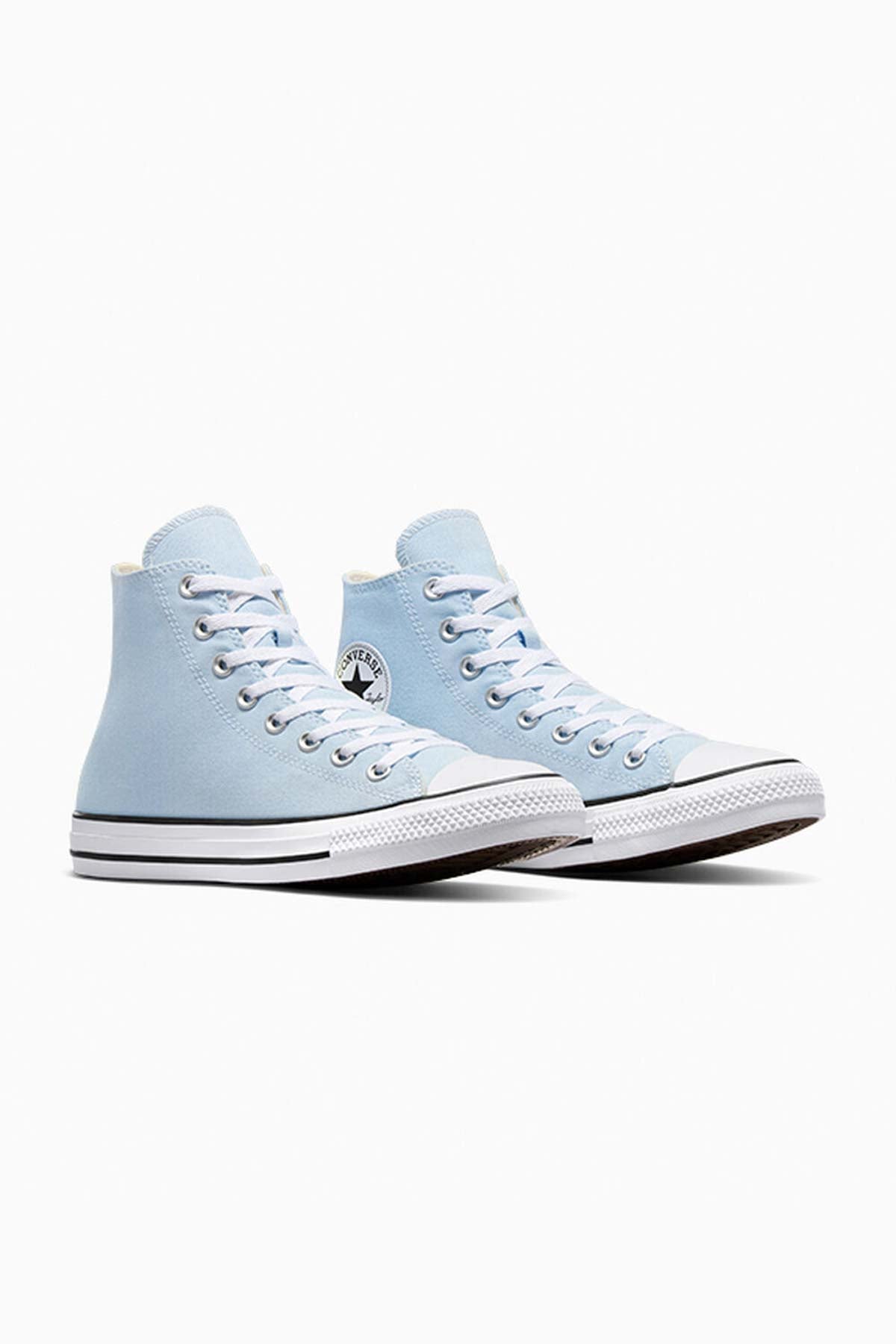 Converse Allstar נעלי סניקרס אולסטאר גבוהות בצבע כחול בהיר יוניסקס