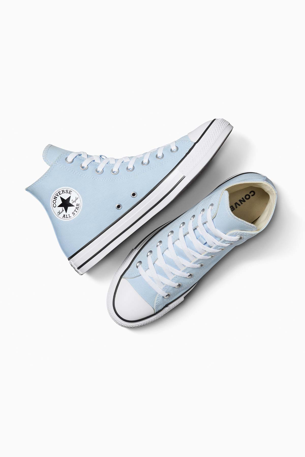 Converse Allstar נעלי סניקרס אולסטאר גבוהות בצבע כחול בהיר יוניסקס