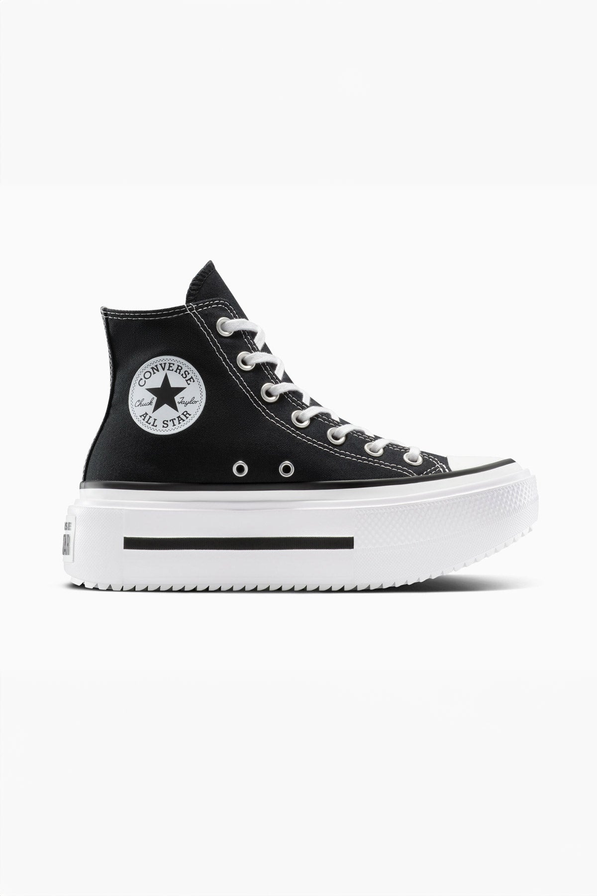 Converse All star סניקרס פלטפורמה גבוהות Lift Double Stack בצבע שחור