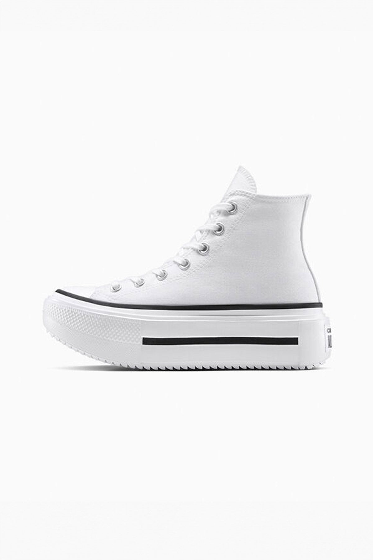 Converse All star סניקרס פלטפורמה גבוהות Lift Double Stack בצבע לבן