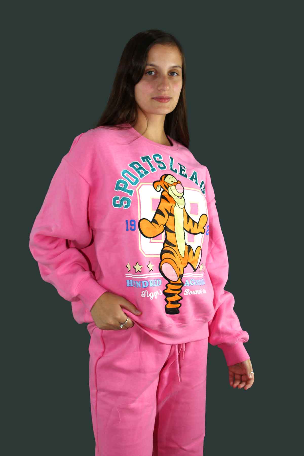 דלתא סט פיג׳מה ארוכה פוטר Tigger לנשים
