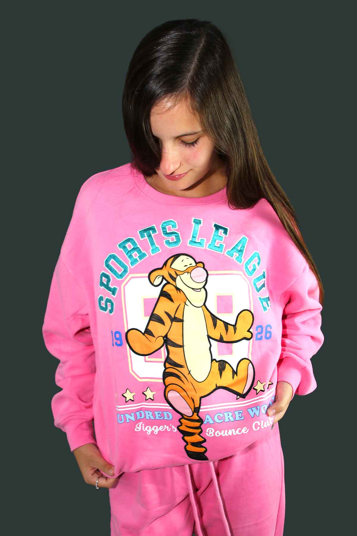 דלתא סט פיג׳מה ארוכה פוטר Tigger לנשים